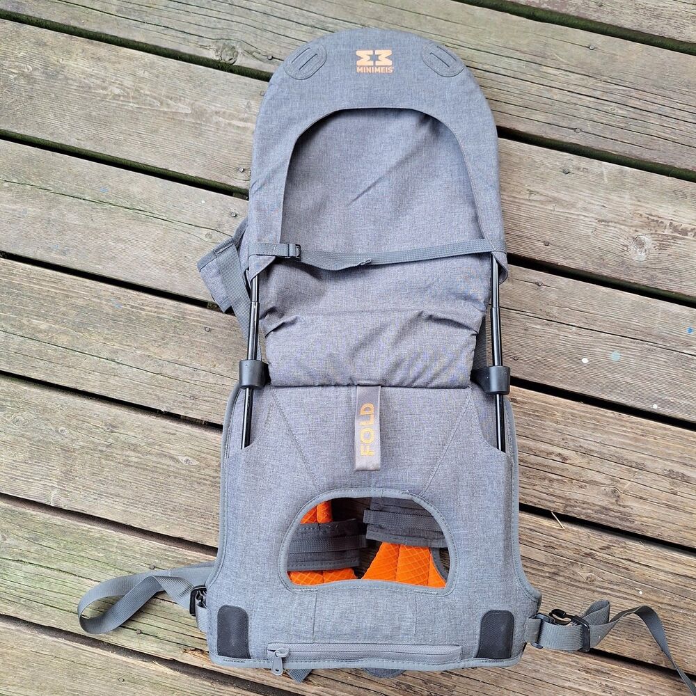 Minimeis G4 Foldable Shoulder Baby Toddler Carrier Gray Lightweight Shoulder